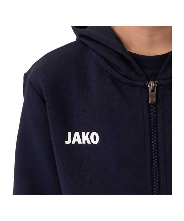 JAKO Base Jas met capuchon Kinderen Blauw K009 - blauw