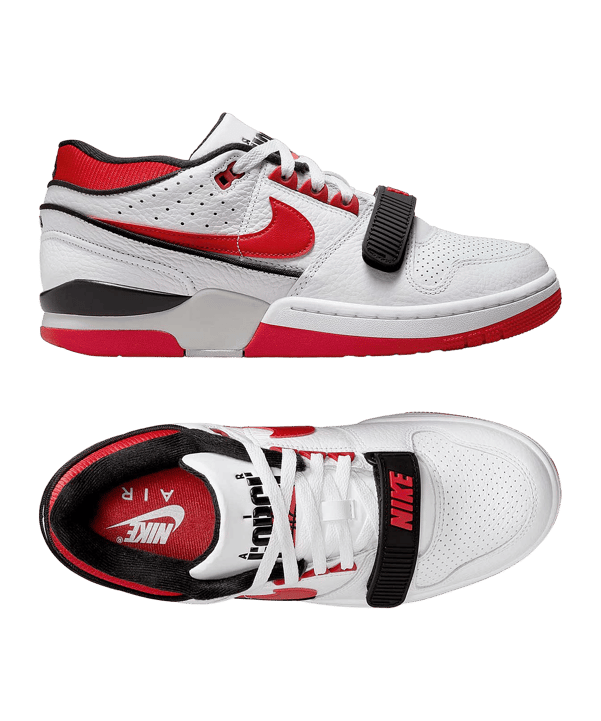 Nike Air Alpha Force 88 Weiss Rot F100 - weiss