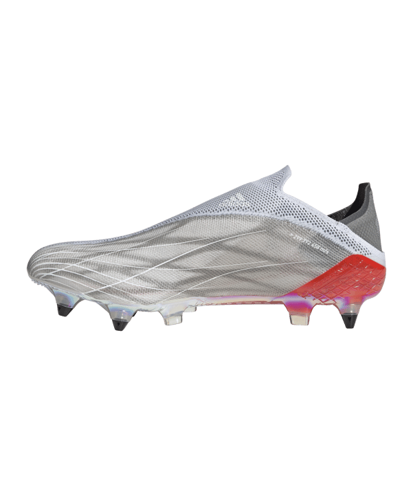 adidas X SPEEDFLOW+ SG White Spark Weiss Grau Rot - weiss