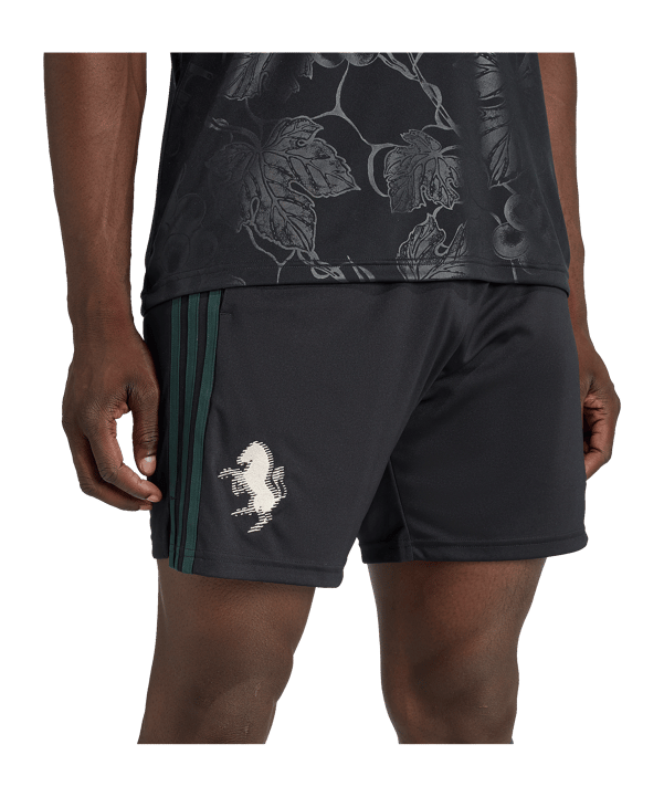 adidas Juventus Turin Short 3rd 2025/2026 Schwarz - schwarz