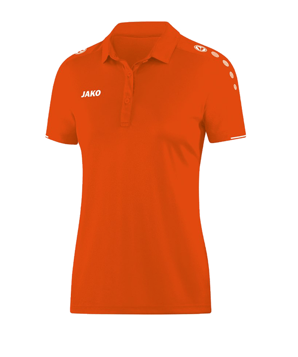 JAKO Classico Poloshirt Damen Orange F19 - orange
