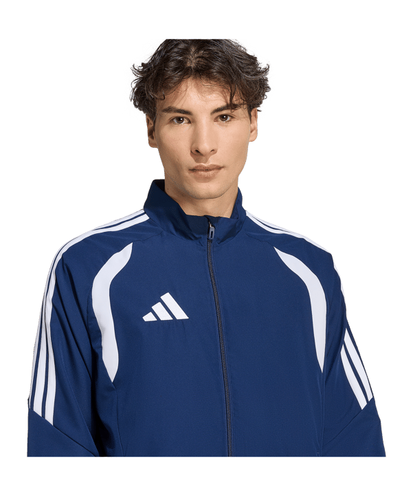 adidas Tiro 26 League Präsentationsjacke Dunkelblau - weiss