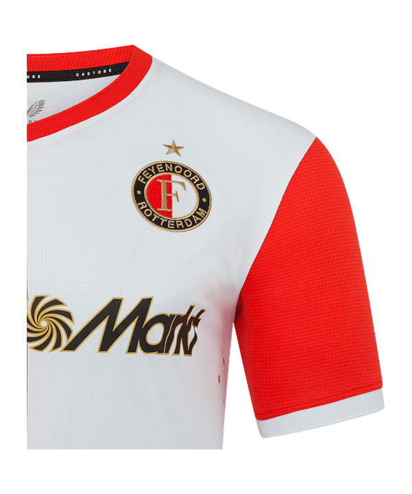 Castore Feyenoord Rotterdam Auth. Trikot Heim 2025/2026 Rot F071 - rot