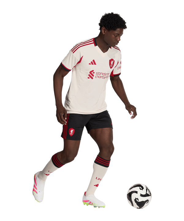 adidas FC Liverpool Short Away 2025/2026 Schwarz - schwarz