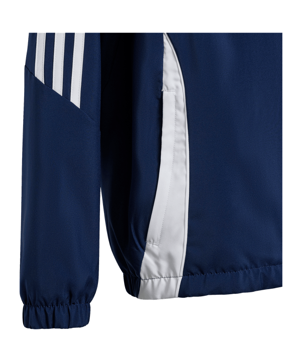 adidas Tiro 24 Windbreaker Kids Blau Weiss - blau