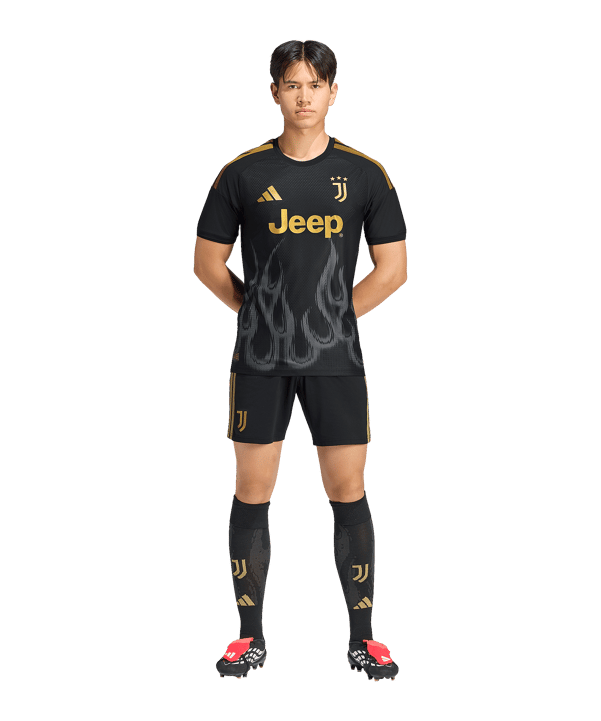 adidas Juventus Turin Authentic Trikot 3rd 2026/2027 Schwarz - schwarz