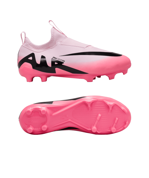 Nike Jr Air Zoom Mercurial Vapor XV Academy MG Mad Brilliance Rot Schwarz F601 - rot