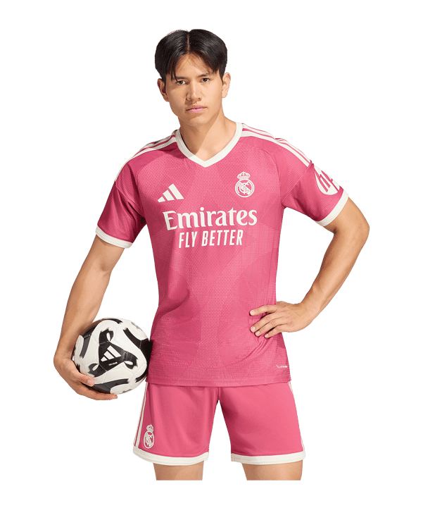adidas Real Madrid Authentic Trikot 3rd 2026/2027 Rosa