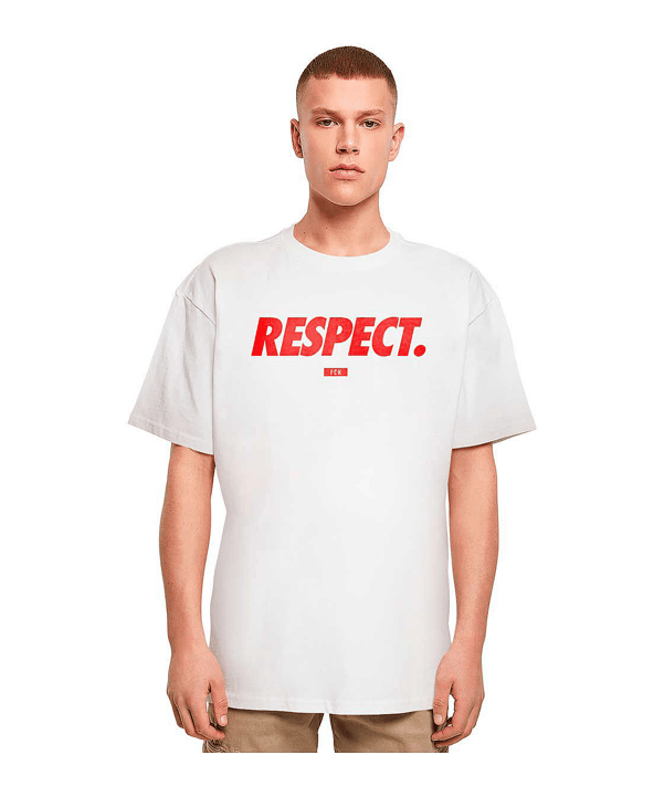 Mister Tee FootballS Coming Home Respect Oversize T-Shirt Weiß - weiss