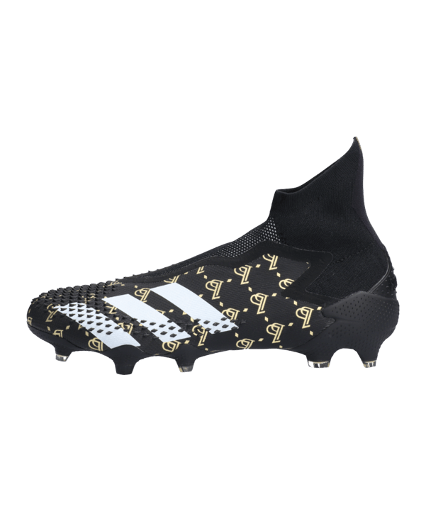 adidas Predator 20+ FG Pogba Schwarz Gold - schwarz