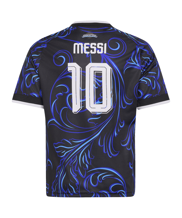 adidas AFA Argentinien Messi Trikot Away WM 2026 Kids Schwarz - schwarz