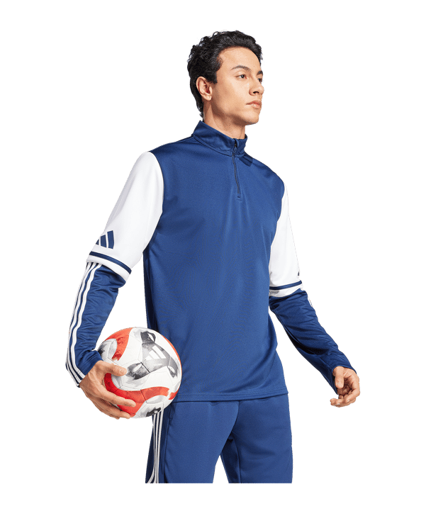 adidas Squadra 25 HalfZip Sweatshirt Blau - blau