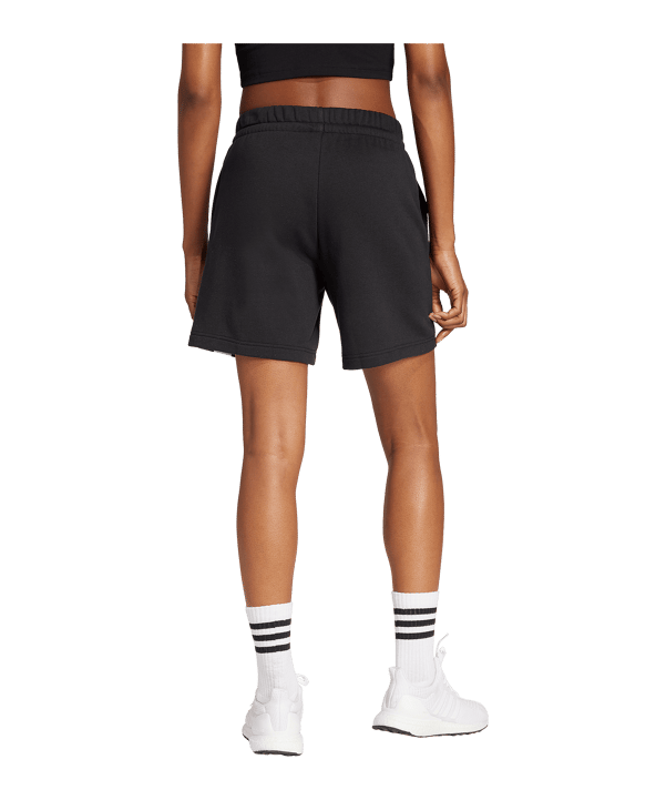 adidas Essentials Big Logo Short Damen Schwarz - schwarz