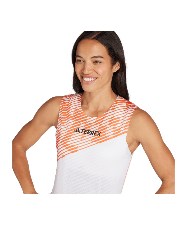 adidas Terrex Pro Canottiera Donna Bílá - bianco