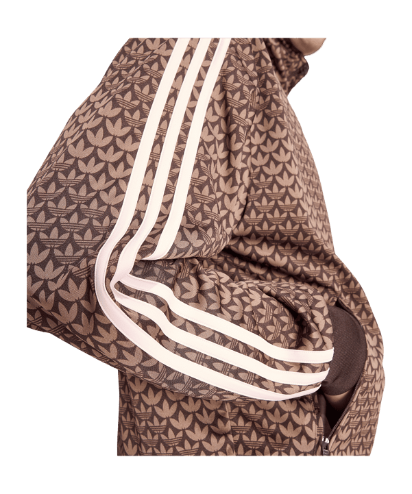 adidas Originals Firebird Loose Monogram Jacke Braun - braun