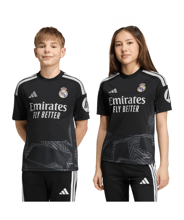 adidas Real Madrid Maglia da portiere Home 2026/2027 Bambini Nero - nero