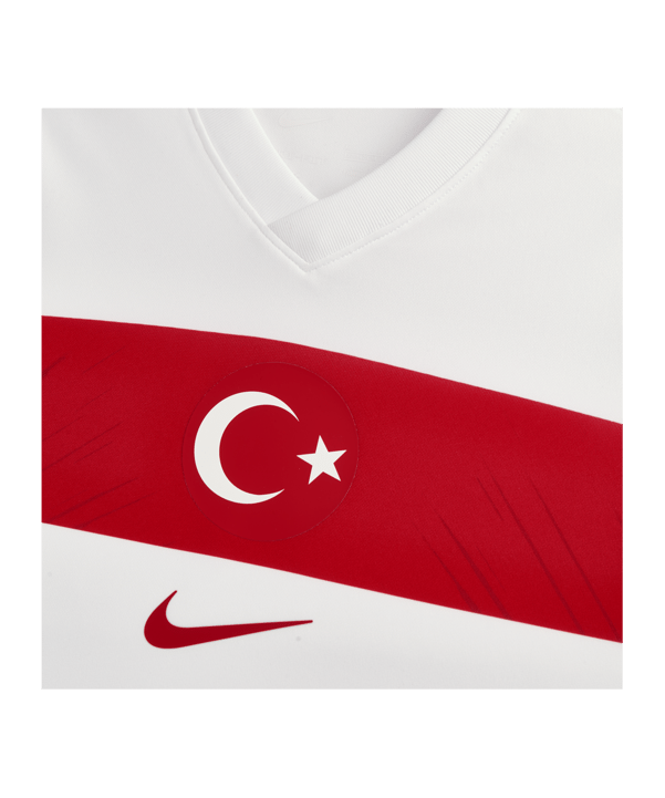 Nike Türkei Trikot Home EM 2024 Kids Weiss - weiss