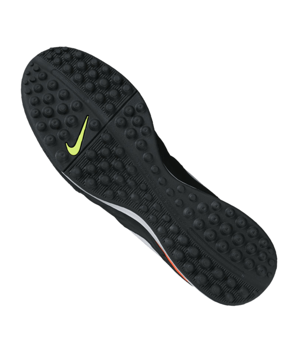 Nike Tiempo Mystic V TF Schwarz Orange F018 - schwarz