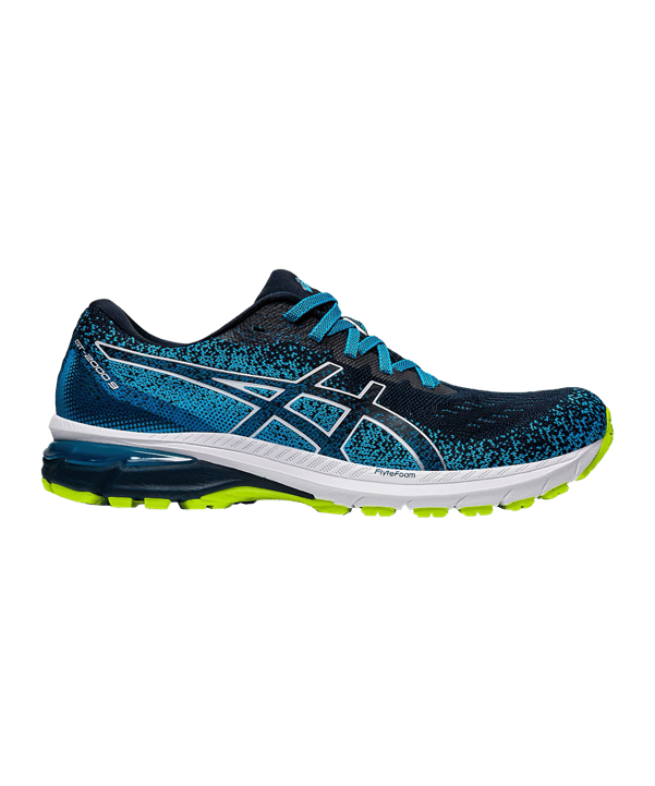 Asics GT-2000 9 Knit Running Blau Weiss F400 - blau