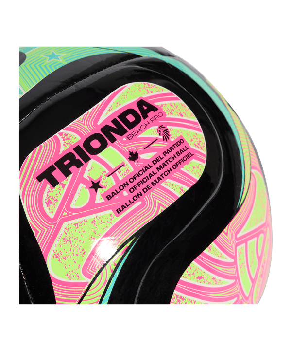 adidas Trionda Pro Beach Trainingsball WM 2026 Schwarz - schwarz
