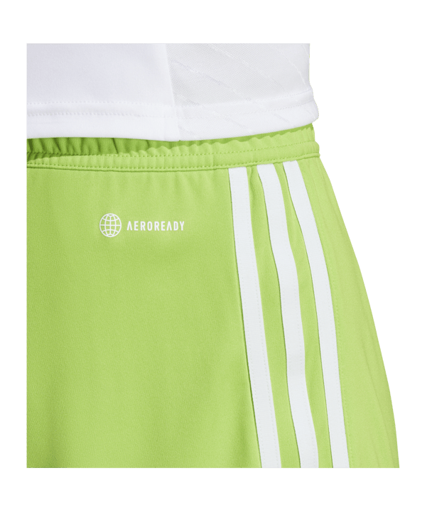 adidas Tiro 23 Short Grün Weiss - gruen