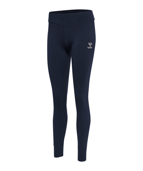 Hummel hmlMOVE Grid Leggings Damen Blau F7026 - blau