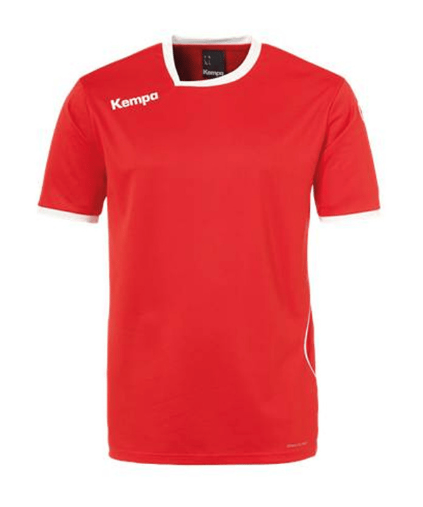 Kempa Curve Trikot T-Shirt Kids Rot Weiss F02 - rot