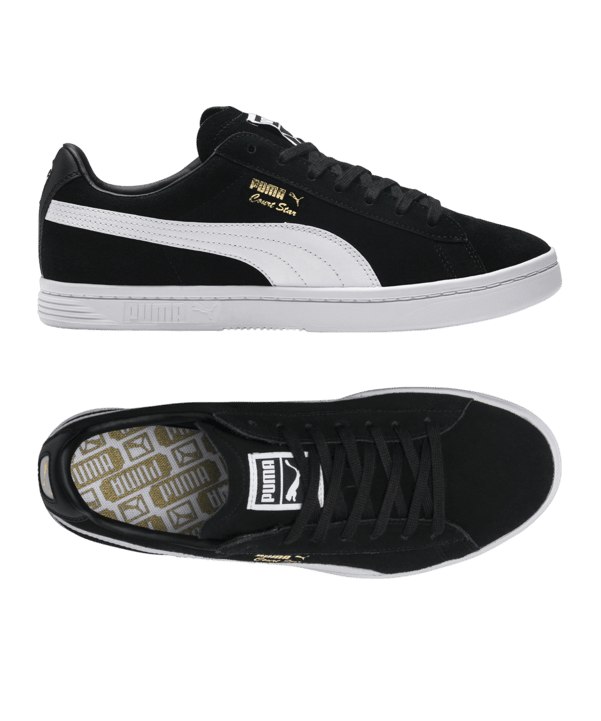 PUMA Court Star FS Schwarz Weiss F01 - schwarz