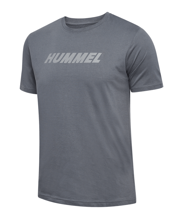Hummel Elemental Logo Cotton T-Shirt Grau F2864 - grau