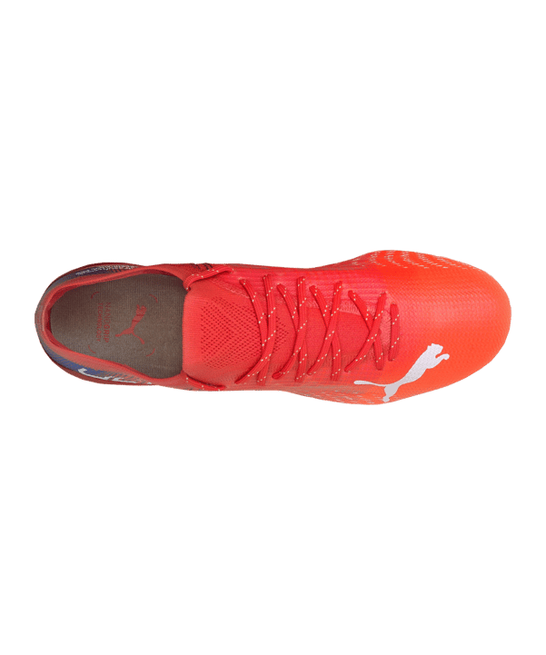 PUMA ULTRA 1.3 Faster Football FG/AG Rot Türkis Weiss F02 - rot
