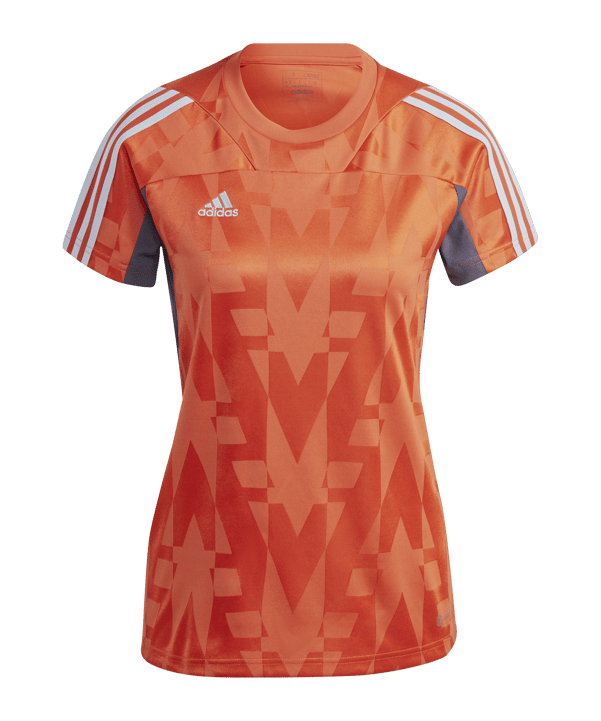 adidas Tiro Trikot Rot Damen Blau - orange