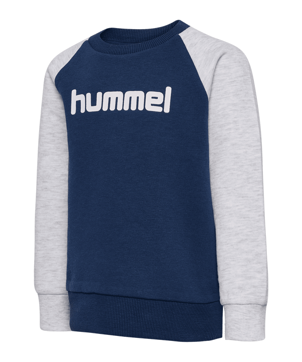 Hummel Mini Reg Base Sweat Set Trainingsanzug Kids Blau F7459 - blau