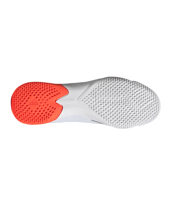 adidas Predator FREAK.3 LL IN White Spark Weiss Grau Rot - weiss