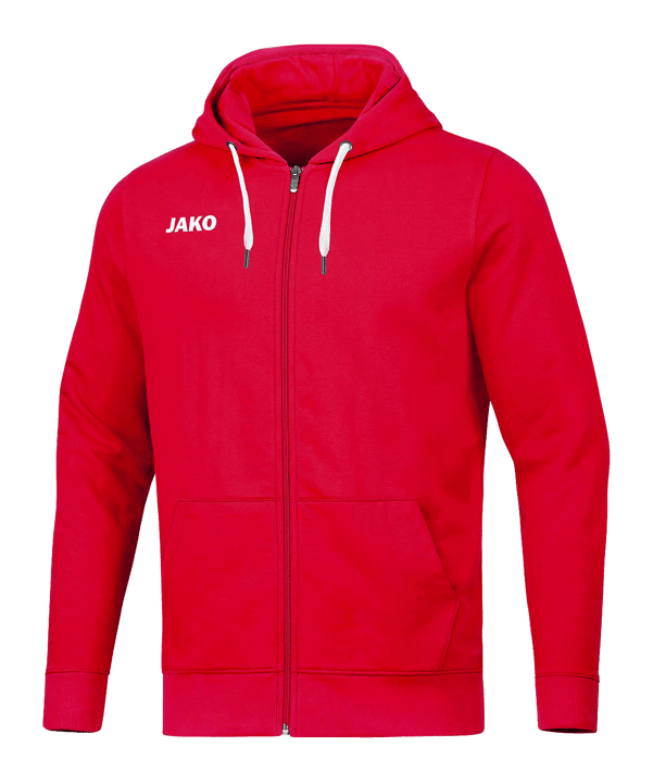 JAKO Base Jas met capuchon Rood K001 - rood