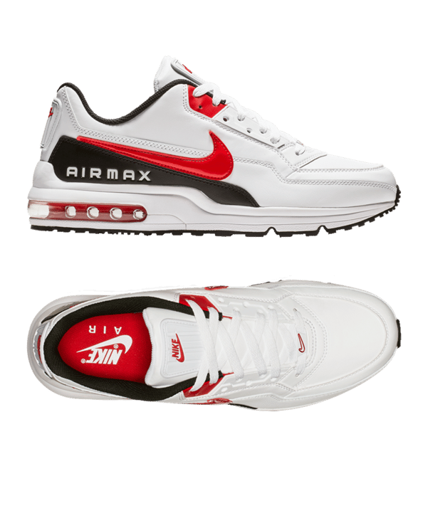 Nike Air Max LTD 3 Sneaker Weiss Rot F100 - weiss