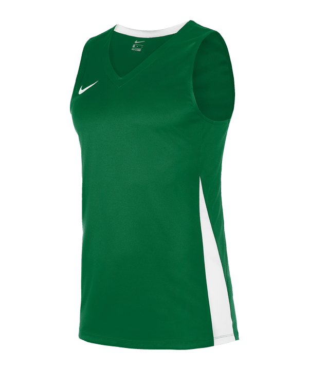 Nike Team Basketball Stock Trikot Grün Weiss F302 - gruen