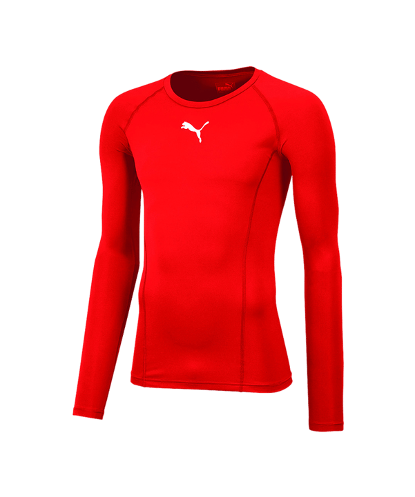 PUMA LIGA Baselayer Warm Longsleeve Kids F01 - rot
