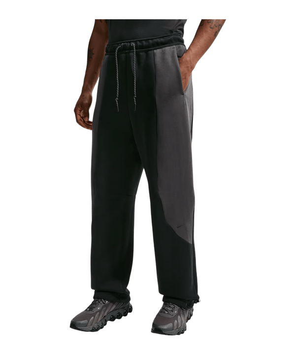 Nike Tech Open Hem Broek Zwart K010 - zwart