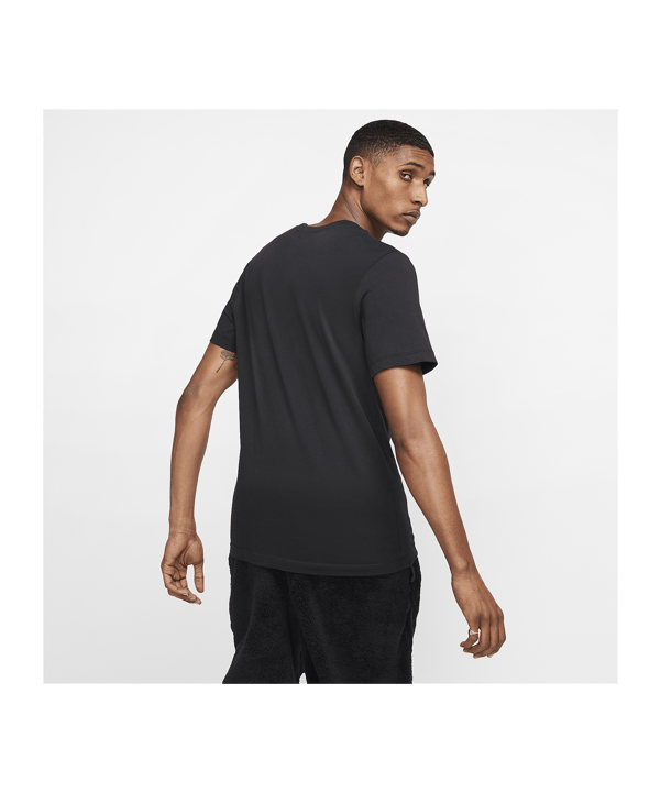Nike Club T-Shirt Schwarz Weiss F013 - schwarz