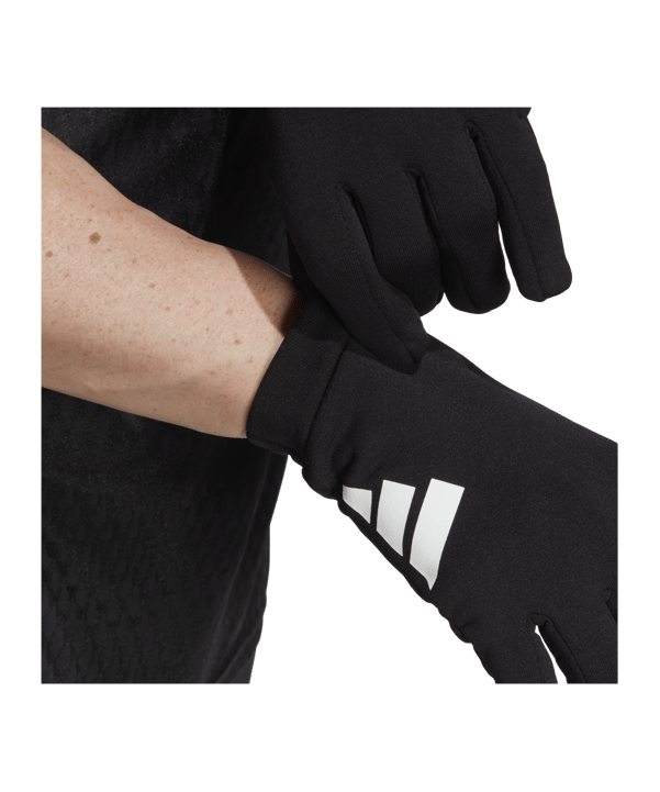 adidas Tiro League FP Spielerhandschuhe Schwarz Weiss - schwarz