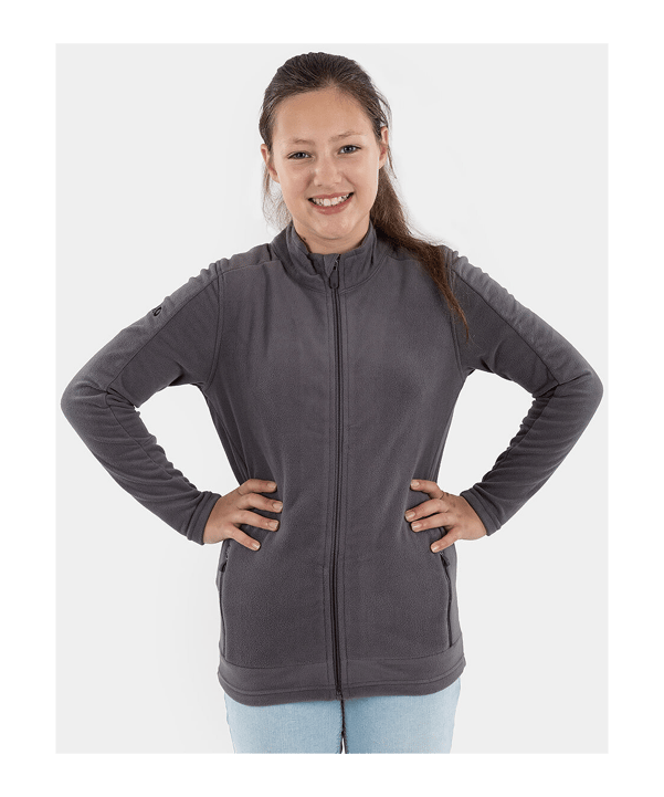 JAKO Fleece Jacke Kids Grau F831