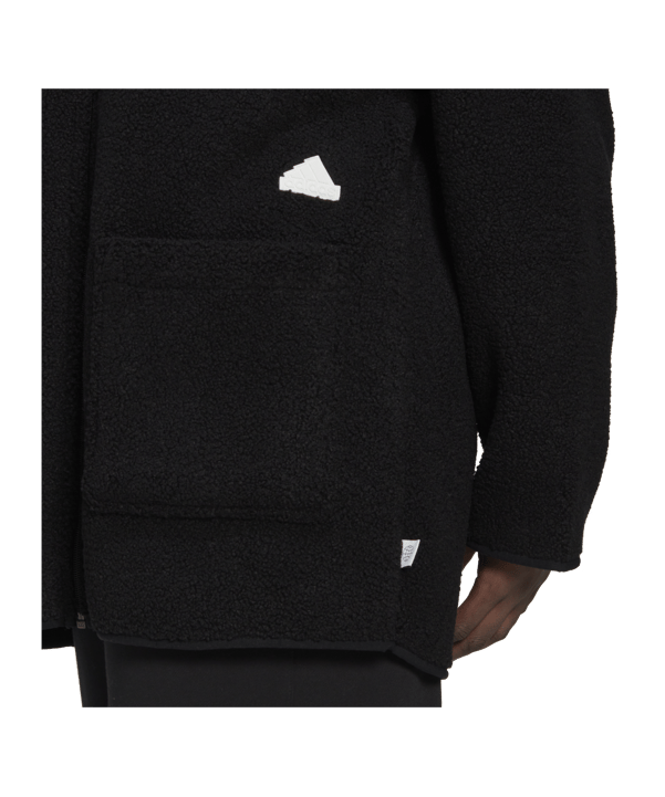 adidas New Kapuzenjacke Damen Schwarz - schwarz