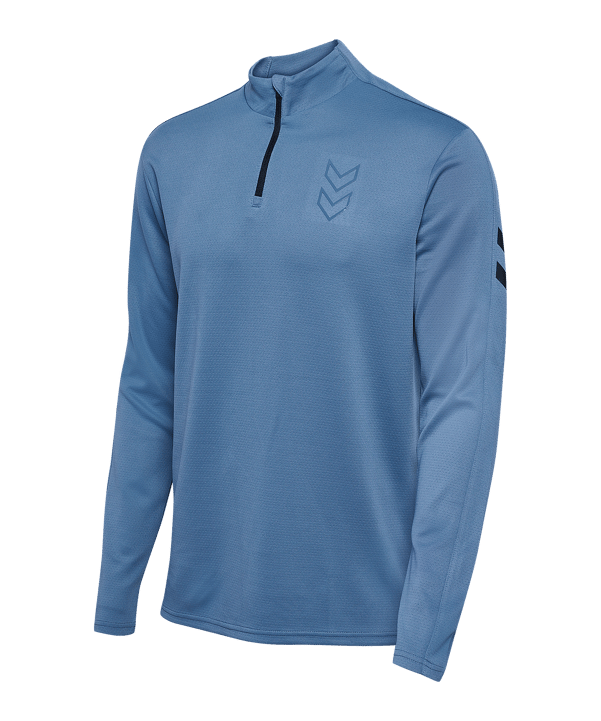 Hummel Active Pl Half Zip Sweatshirt Blau F4250 - blau