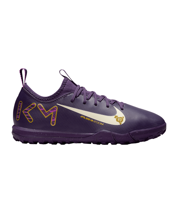 Nike Jr Air Zoom Mercurial Vapor XVI Academy TF Kylian Mbappe Signature Kids Lila F500 - lila