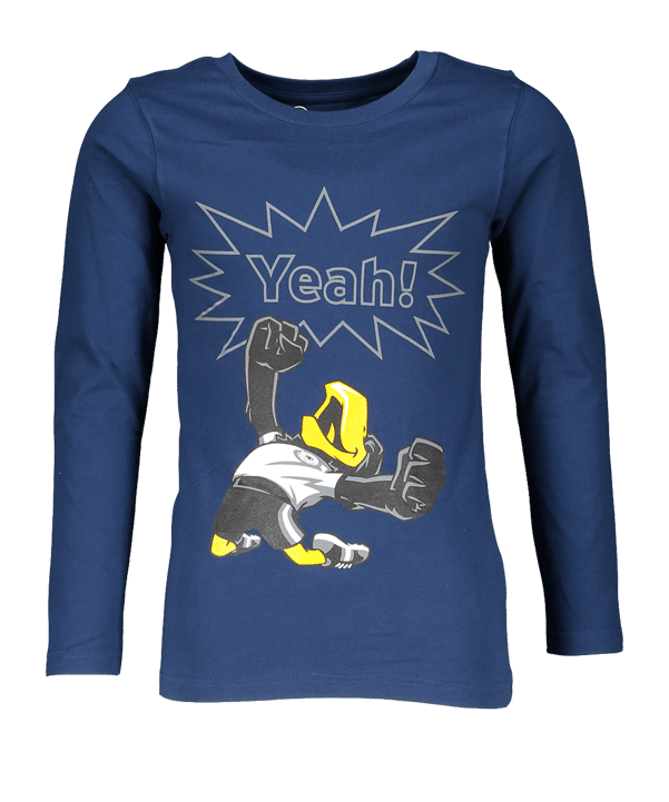 DFB Deutschland Paule Jubel Langarmshirt Kids Blau - blau