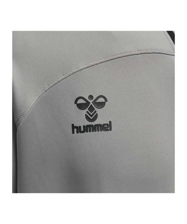 Hummel hmlLEAD HalfZip Sweatshirt Kids Grau F2006 - grau