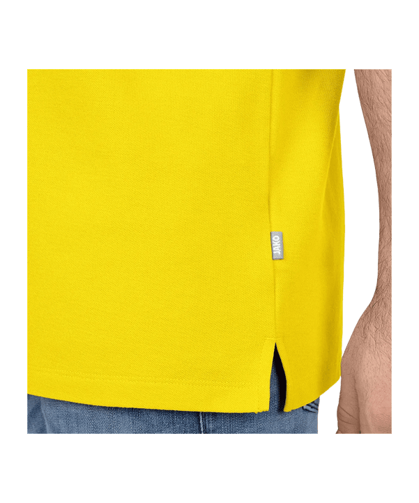 JAKO Organic Polo Shirt Gelb F300