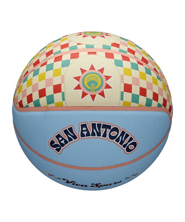 Wilson NBA Team City Collektor SAN SPUR Ball 2024 Blau - blau
