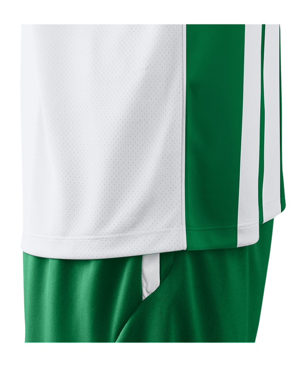 JAKO Inter Trikot langarm Weiss Grün F013 - weiss
