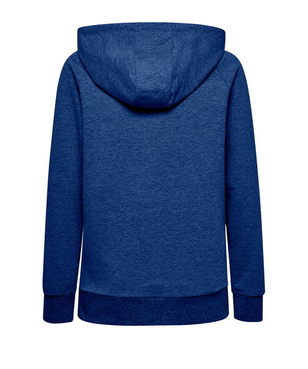 Hummel Cotton Logo Hoody Damen Blau F7045 - blau